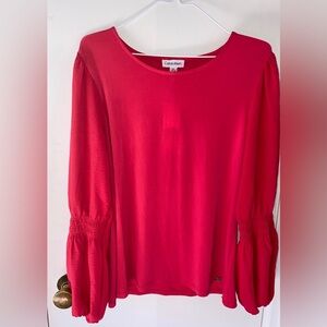Calvin Klein Vibrant Pink Blouse